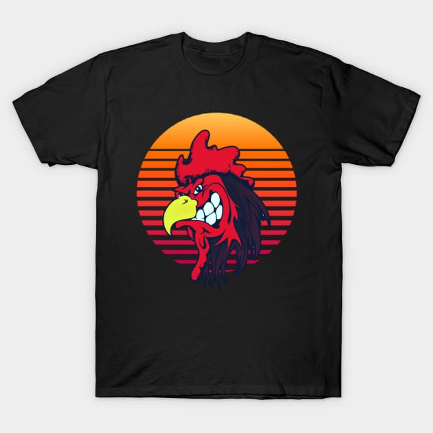 Chicken vintage T-Shirt by kirkomed